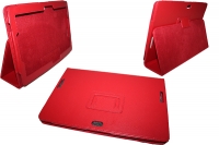 Чехол для планшета Asus TF600 кожа красный