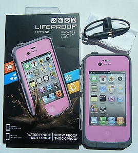 Чехол для смартфона Apple iPhone 4/4S LIFEPROOF водонепроницаемый розовый
